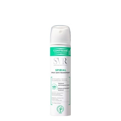 Spray anti-transpirante SVR Spirial branco e verde