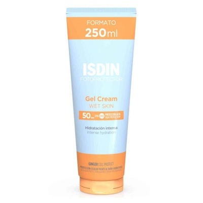 Embalagem ISDIN Fotoprotector Gel Cream WET SKIN SPF 50+ 250 ml