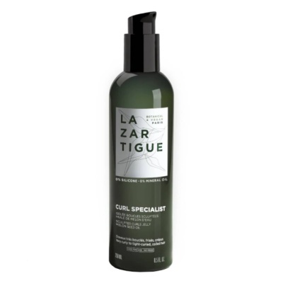 Frasco verde escuro de creme para cabelo LAZARTIGUE CURL SPECIALIST