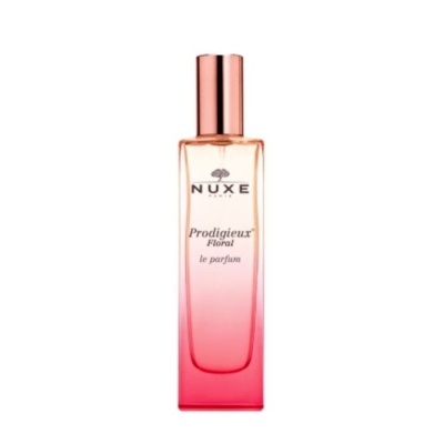 Frasco de perfume NUXE Prodigieux Floral le parfum com vidro degradê rosa