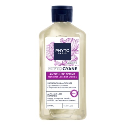 Frasco de champô Phyto Paris Phytocyane anti-queda para mulheres 500 ml