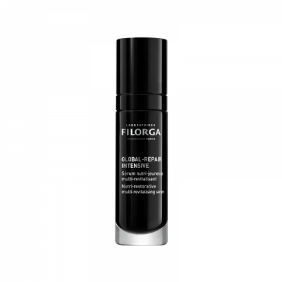 Frasco preto de sérum FILORGA GLOBAL-REPAIR INTENSIVE