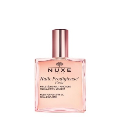 Frasco de óleo seco multifunções NUXE Huile Prodigieuse Florale rosa