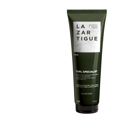 Tubo verde escuro de creme para cabelo LAZARTIGUE CURL SPECIALIST