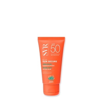 Creme protector solar SVR SUN SECURE FPS 50 em tubo plástico laranja