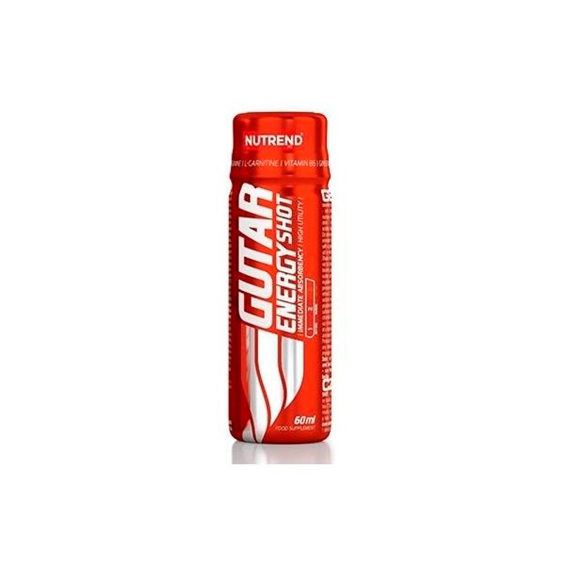 Frasco vermelho suplemento energético GUTAR ENERGY SHOT