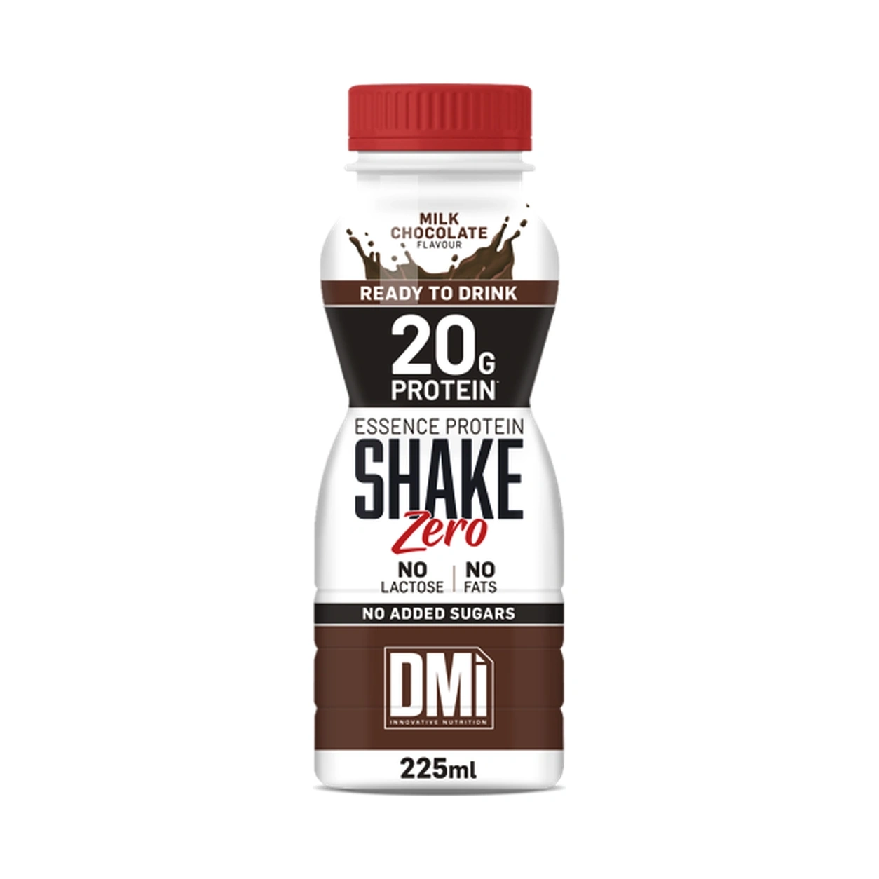 Essence Protein Shake Zero DMI — 225 ml Garrafa de bebida proteica de chocolate zero