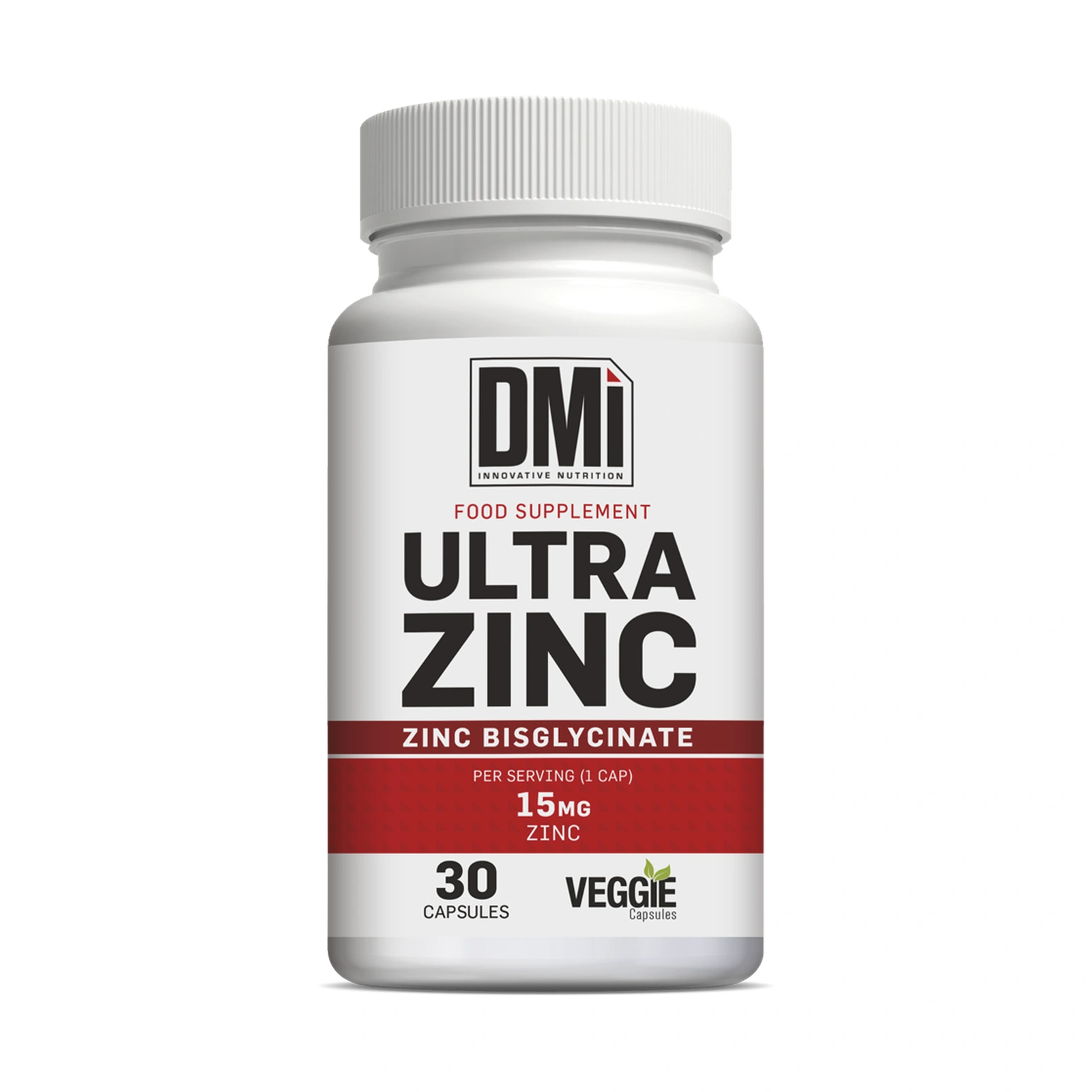 ULTRA ZINC DMI — 30 Cápsulas Frasco de suplemento alimentar Ultra Zinc da marca DMi