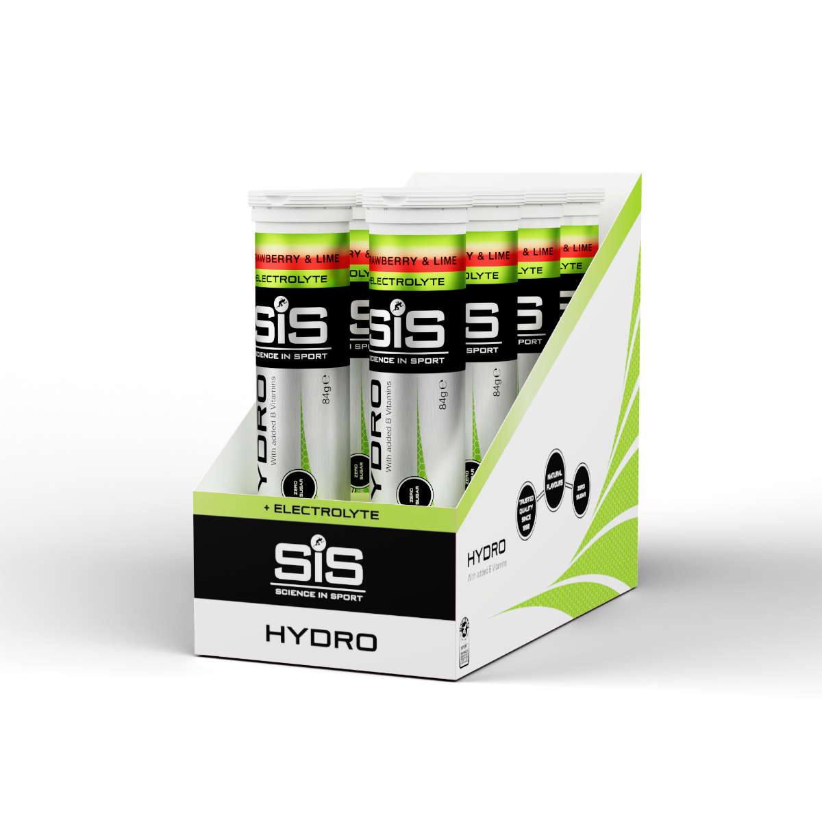 Expositor com tubos SiS Hydro electrólitos para desporto