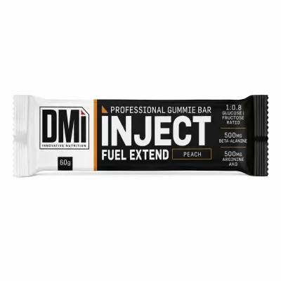 Barra profissional de gomas INJECT FUEL EXTEND sabor pêssego da marca DMi