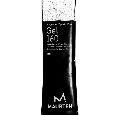 Pacote preto de gel energético Maurten