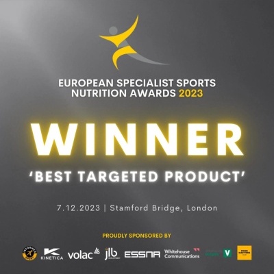 Anúncio digital premiando melhor produto direcionado em nutrição desportiva