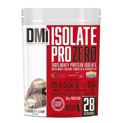 Embalagem de suplemento proteína isolada sabor chocolate candy