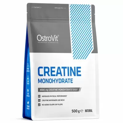 Embalagem de suplemento OstroVit Creatine Monohydrate 500g