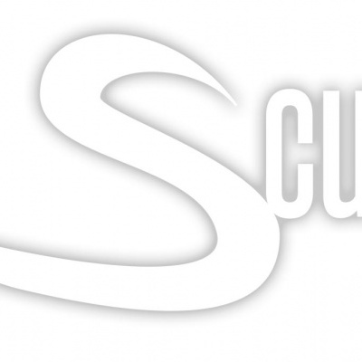 Logótipo branco com a palavra 'Sculpt' em fundo branco