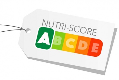 Etiqueta com classificação Nutri-Score colorida