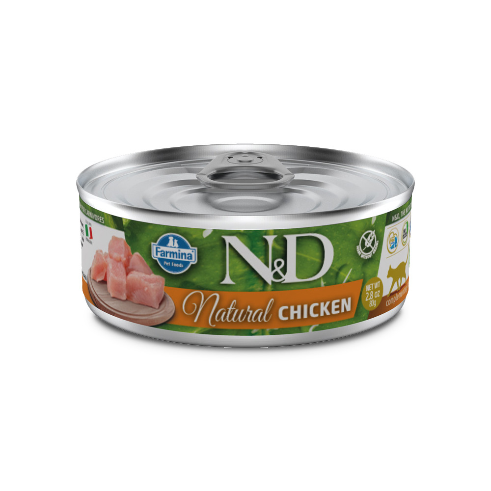 Farmina N&D Natural - Frango Lata de comida para animais Farmina N&D Natural Chicken com frango