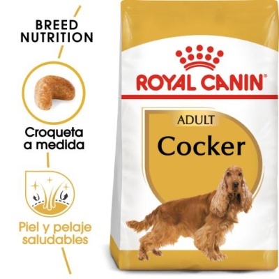 Embalagem de ração Royal Canin para cães adultos Cocker