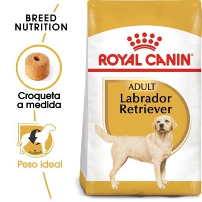 Embalagem de ração Royal Canin para cão Labrador Retriever adulto