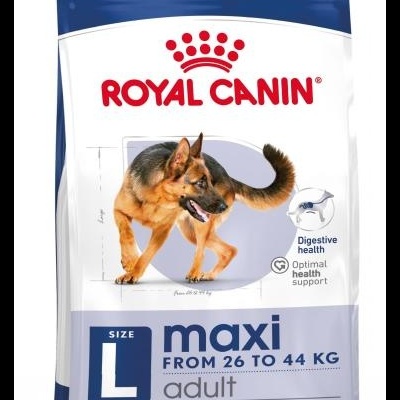 Pacote de ração para cães Royal Canin Maxi Adulto tamanho L