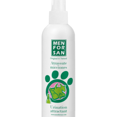 Frasco branco de spray Menforsan Atrayente micciones para cães
