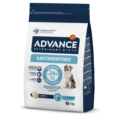 Saco de ração Advance Veterinary Diets Gastroenteric para cães de 3 kg