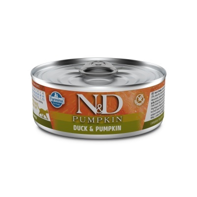 Lata de comida húmida para animais Farmina N&D Pumpkin sabor Duck & Pumpkin
