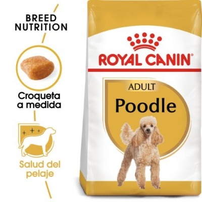 Embalagem de ração Royal Canin para Poodle adulto