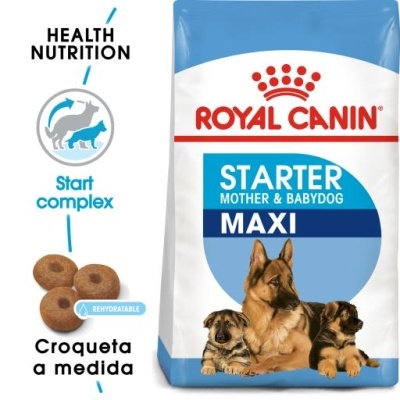 Embalagem de ração Royal Canin Starter Mother & Babydog Maxi para cães