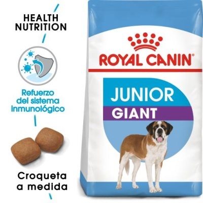 Embalagem de ração para cães Royal Canin Junior Giant