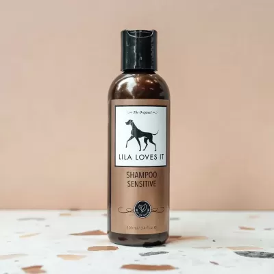 Frasco de shampoo para cães Lila Loves It
