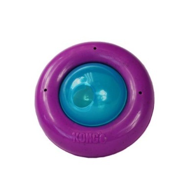 Brinquedo circular para cães KONG roxo e azul
