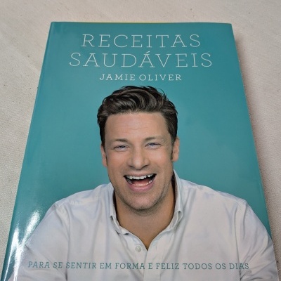 Capa do livro Receitas Saudáveis de Jamie Oliver