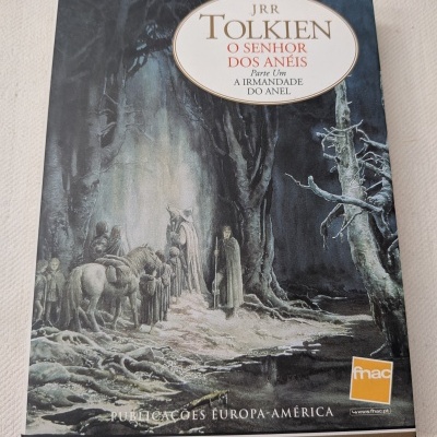 Capa de livro O Senhor dos Anéis, Parte Um, de JRR Tolkien