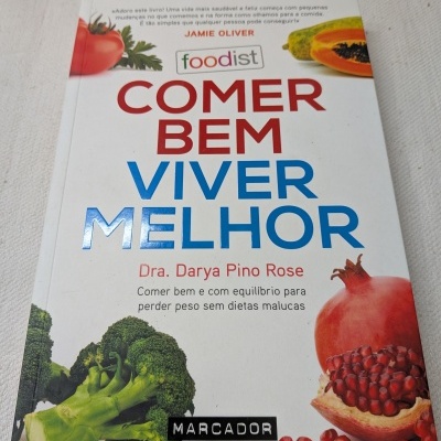 Capa do livro Comer Bem Viver Melhor com frutas e legumes