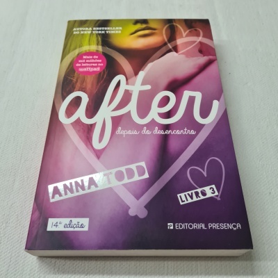 Capa do livro 'After depois do desencontro' de Anna Todd, edição 14ª, livro 3