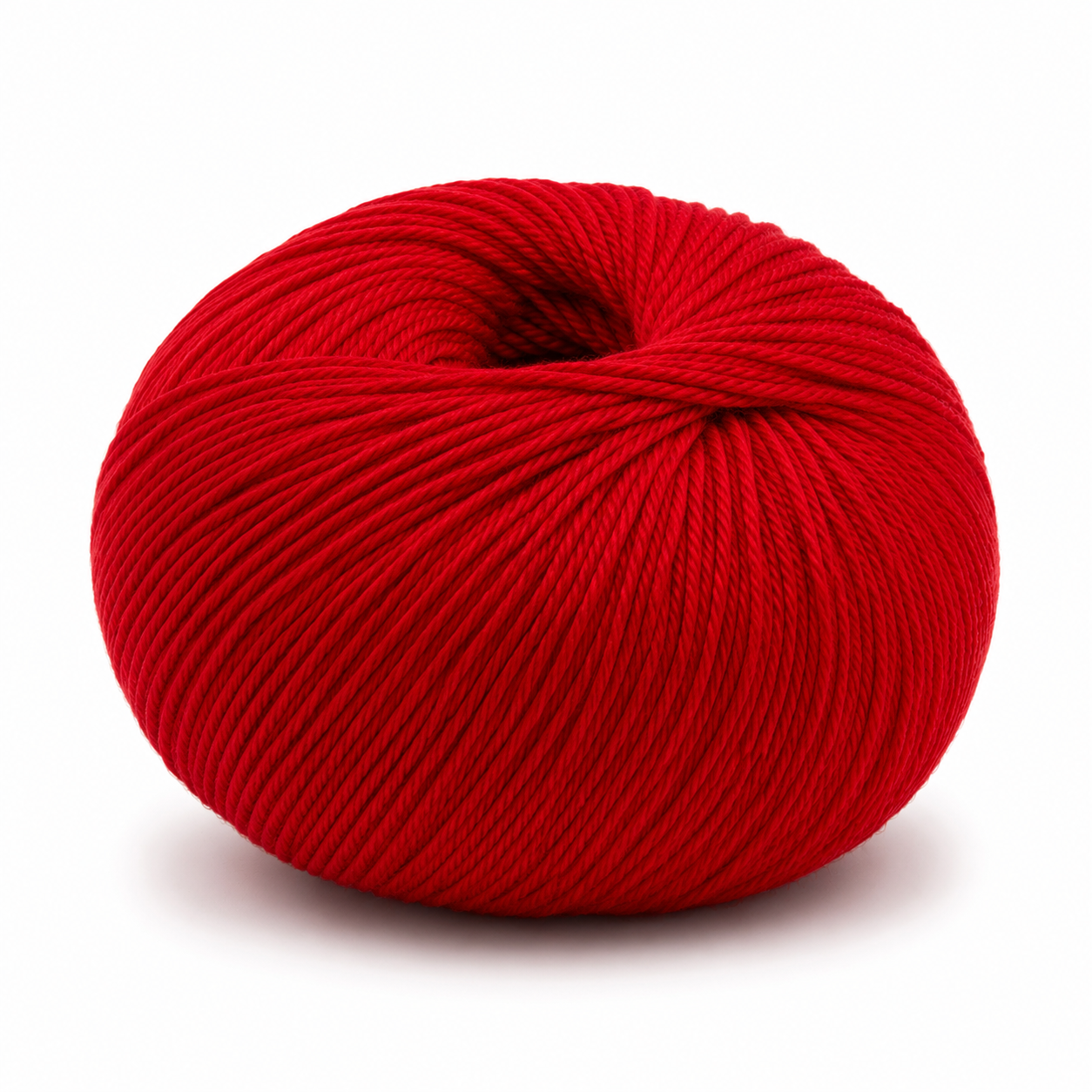 Rolo de fio de algodão vermelho