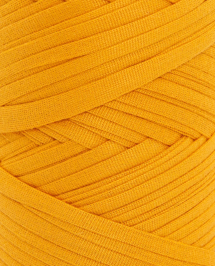 Rolo tecido elástico amarelo mostarda texturado enrolado