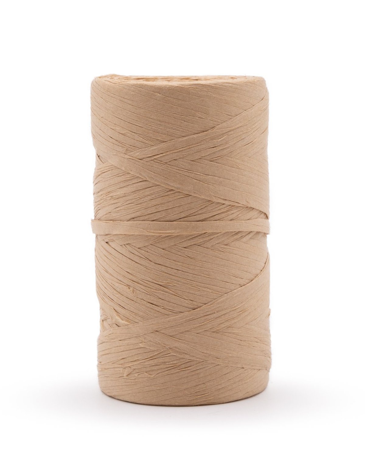 Rolo de cordão artesanal em papel kraft castanho claro