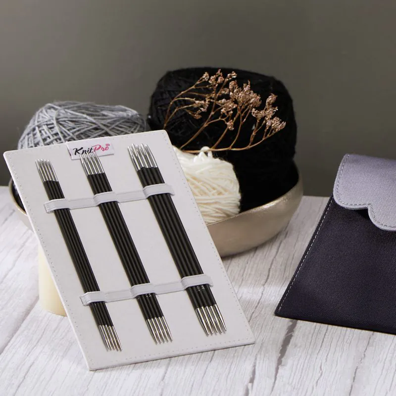 Conjunto de agulhas de tricô duplas de metal