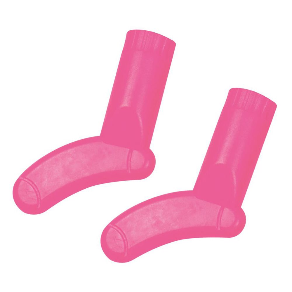 Par de protetores de calcanhar rosa