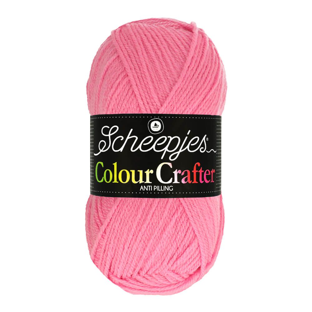 Novelo rosa de fio para tricô Scheepjes Colour Crafter