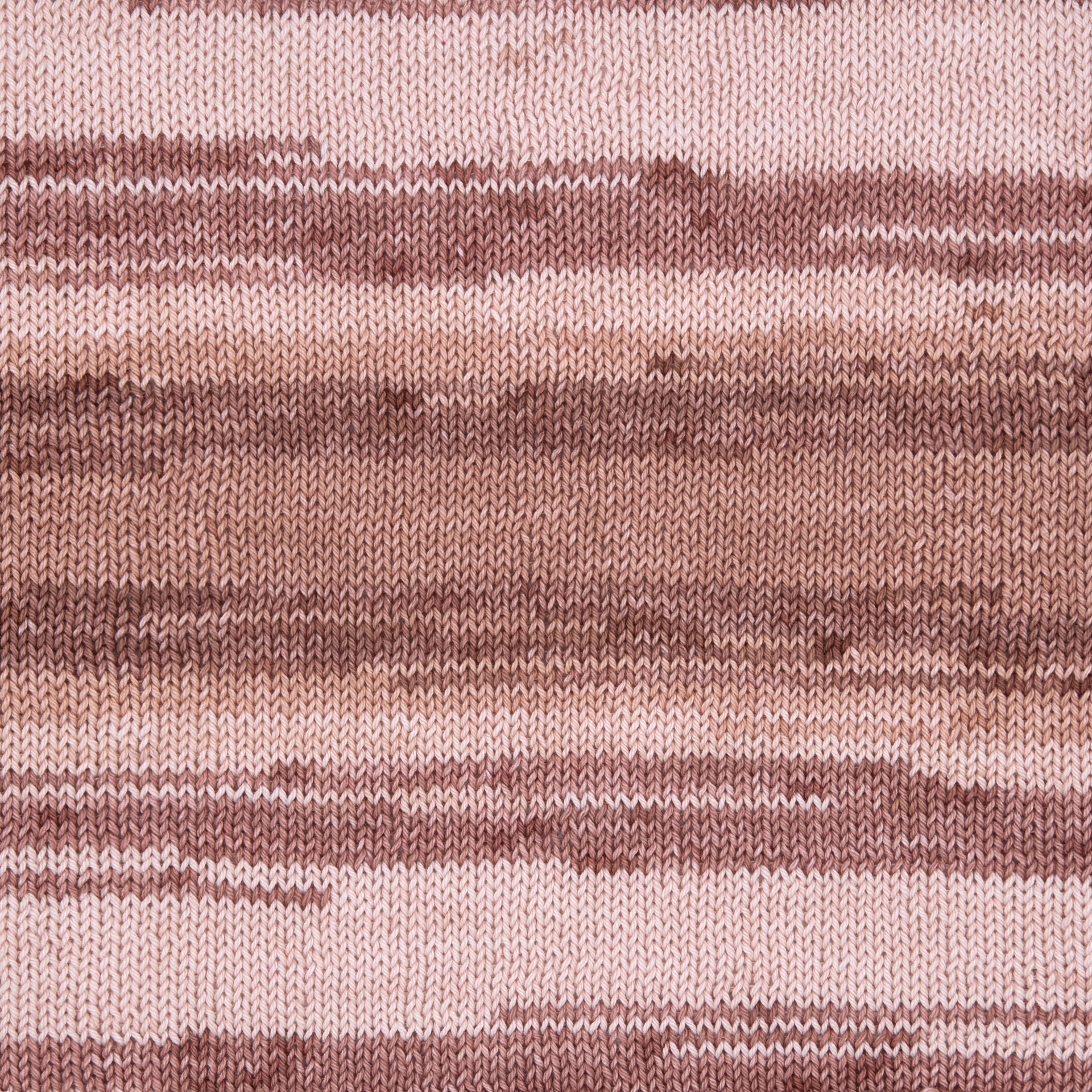 Tecido de malha listrado rosa e castanho