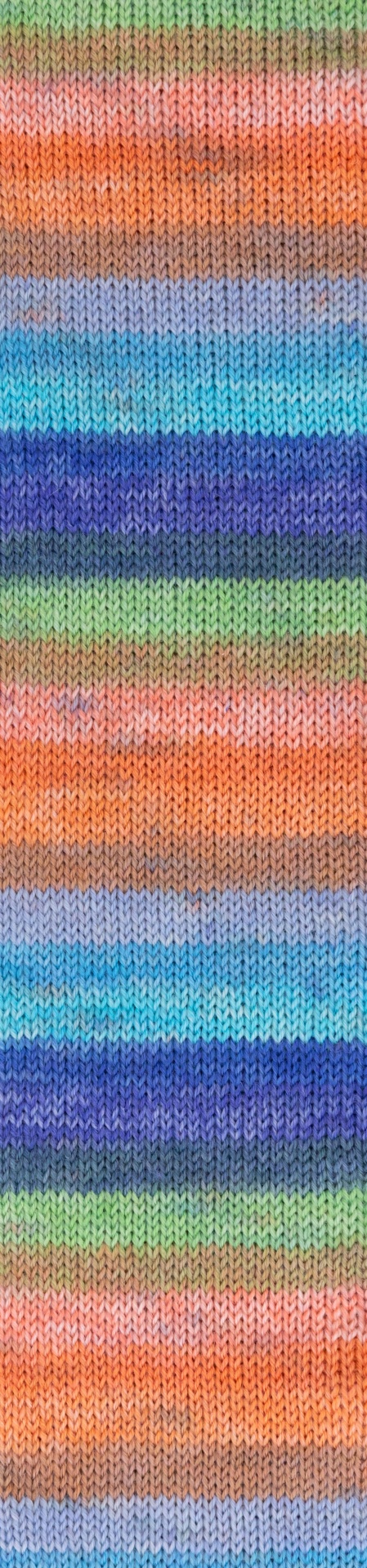 Malha de lã com riscas coloridas variadas
