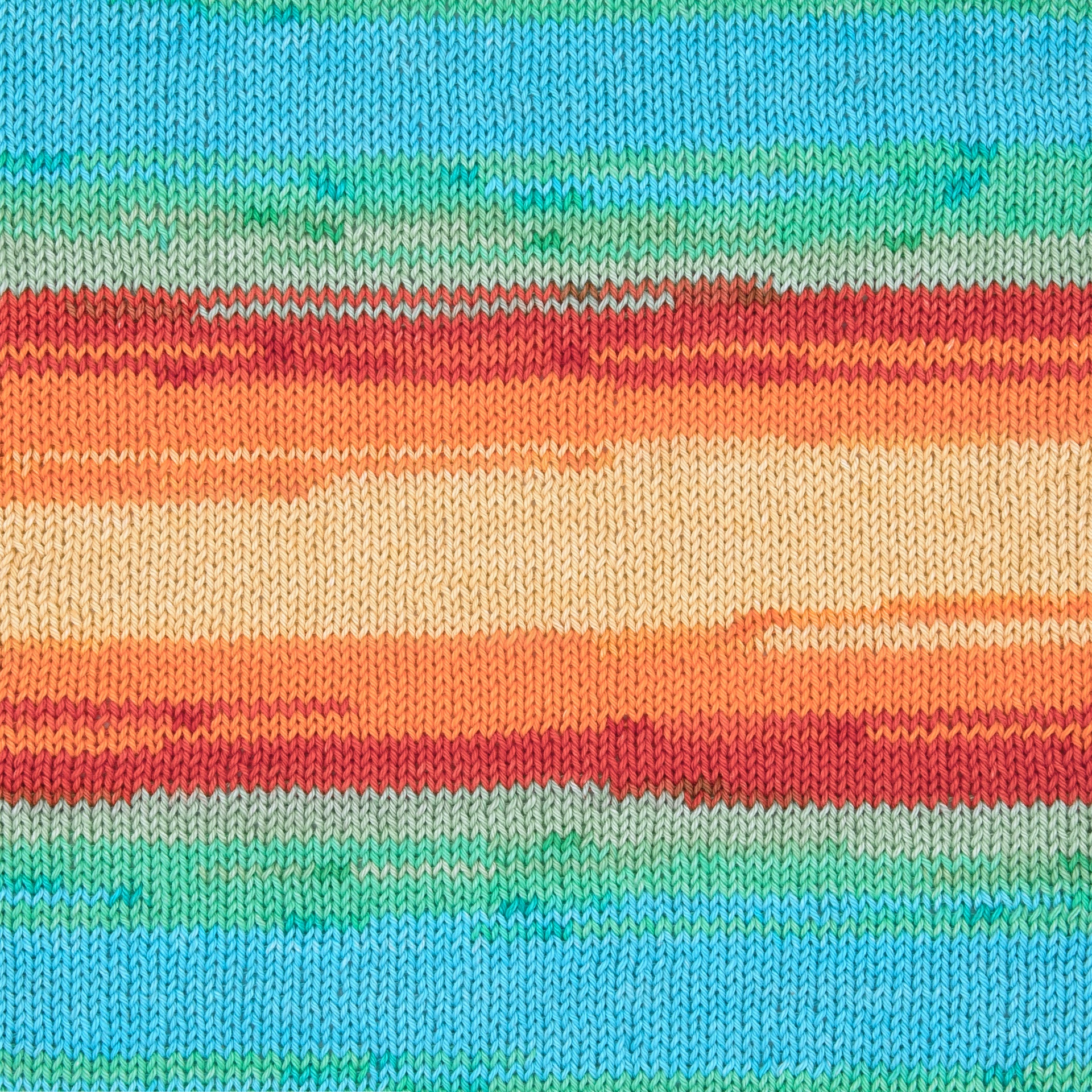 Tecido de malha colorida com padrão listrado horizontal