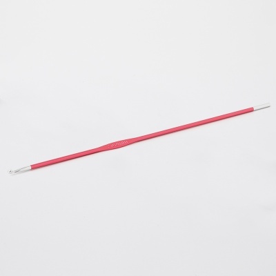 Cabo isolado vermelho com pontas metálicas expostas