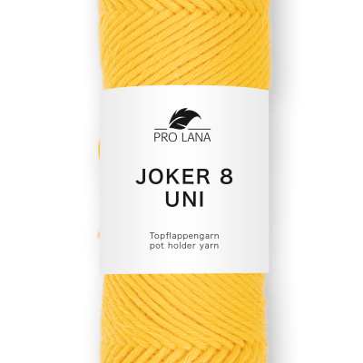 Novelo de fio amarelo PRO LANA JOKER 8 UNI