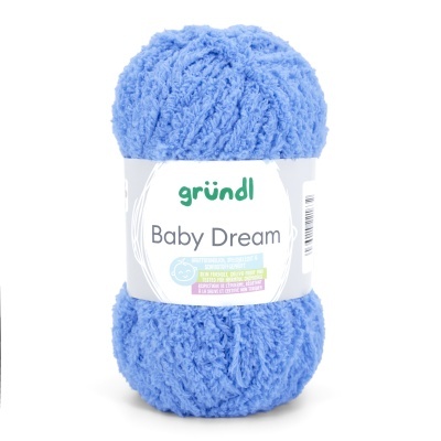 Novelo de lã azul claro Gründl Baby Dream