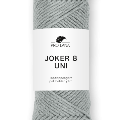 Novel cinza claro com etiqueta PRO LANA JOKER 8 UNI