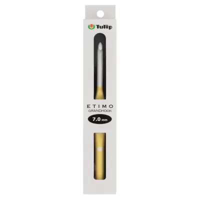 Agulha de crochet Etimo Grandhook 7.0 mm na embalagem